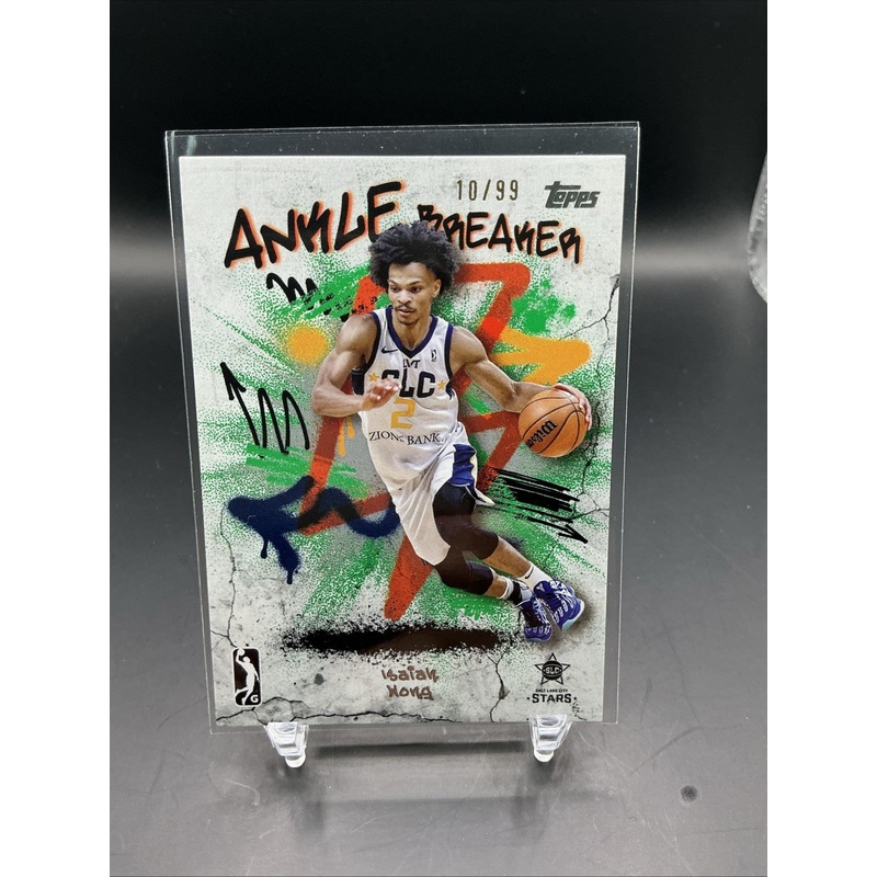 2024-25 Topps G League Ankle Breaker Green #AB16 Isaiah Wong /99 – BSK