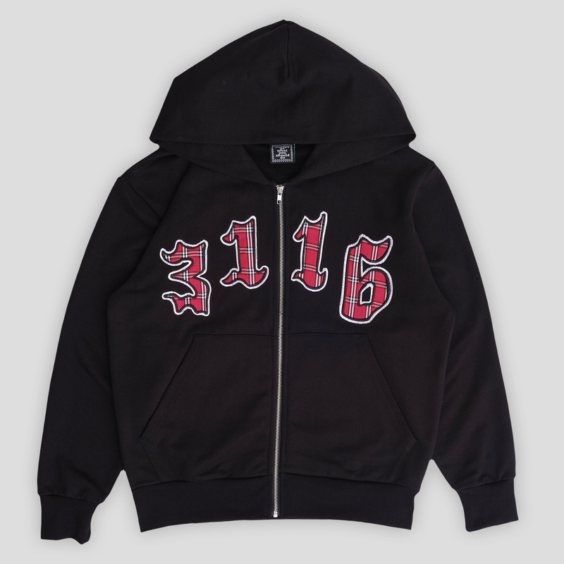 Always Do What You Should Do 3116 Zip Up Hoodie – Black