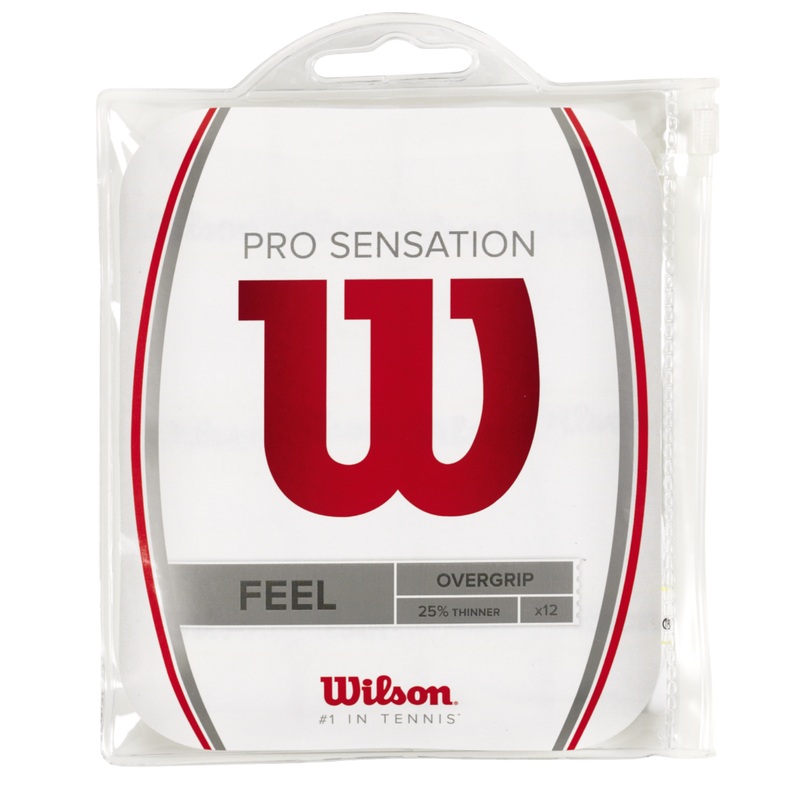 Wilson Pro Overgrip Sensation 12 Pack – White