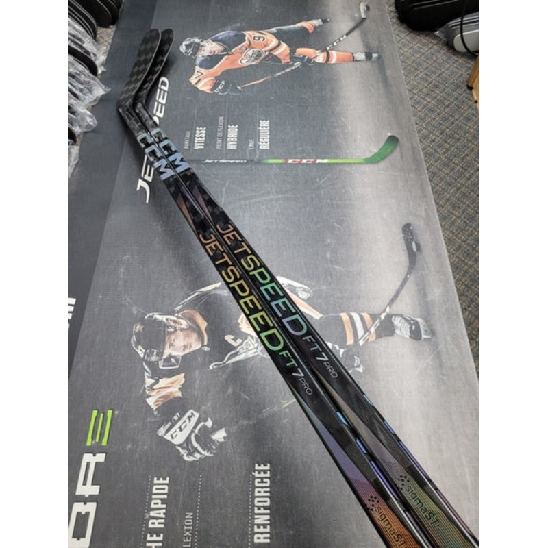 2 PACK | P90M | 75 Flex NEW! Senior CCM JetSpeed FT7 Pro Right Handed Hockey Stick Pro Stock
