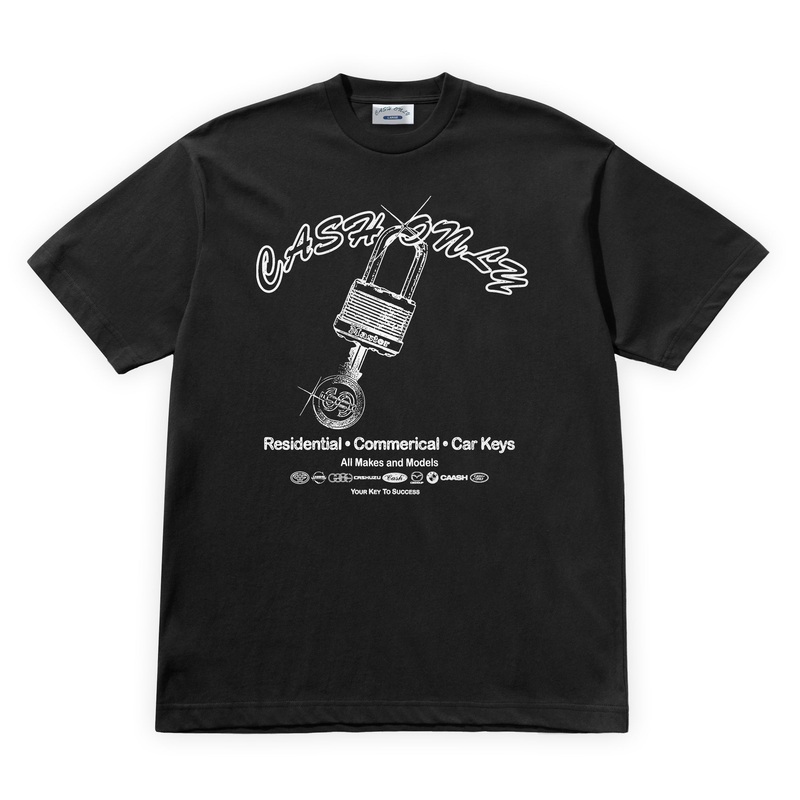 Cash Only Locksmith Tee – Black