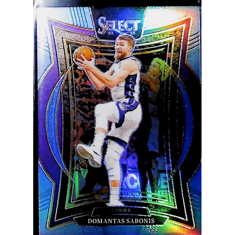 2024-25 Panini Select Basketball Domantas Sabonis Light Blue Prizm /299 KINGS