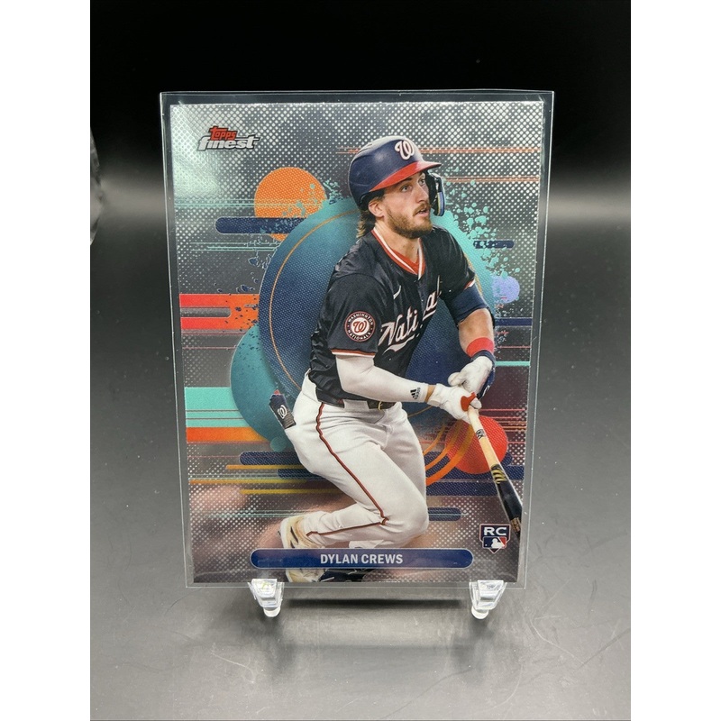 2025 Topps Finest Uncommon Dylan Crews RC Washington Nationals #125