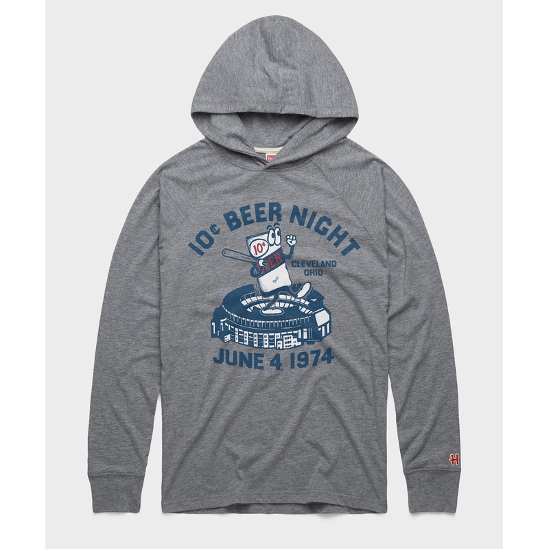 10 Cent Beer Night Cleveland Ohio Lightweight Hoodie