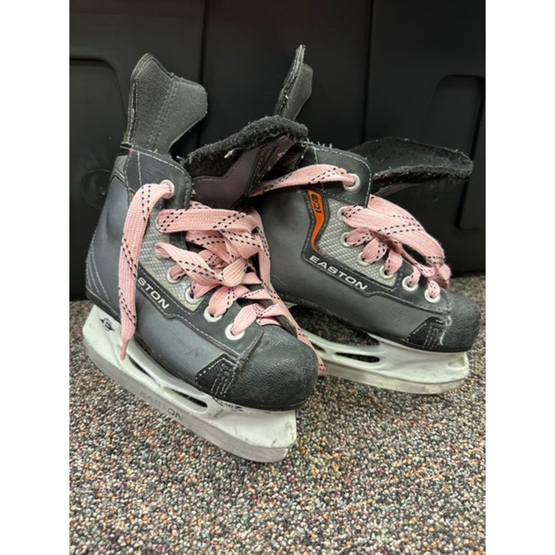 Used Easton Regular Width Size 12 Synergy EQ1 Hockey Skates