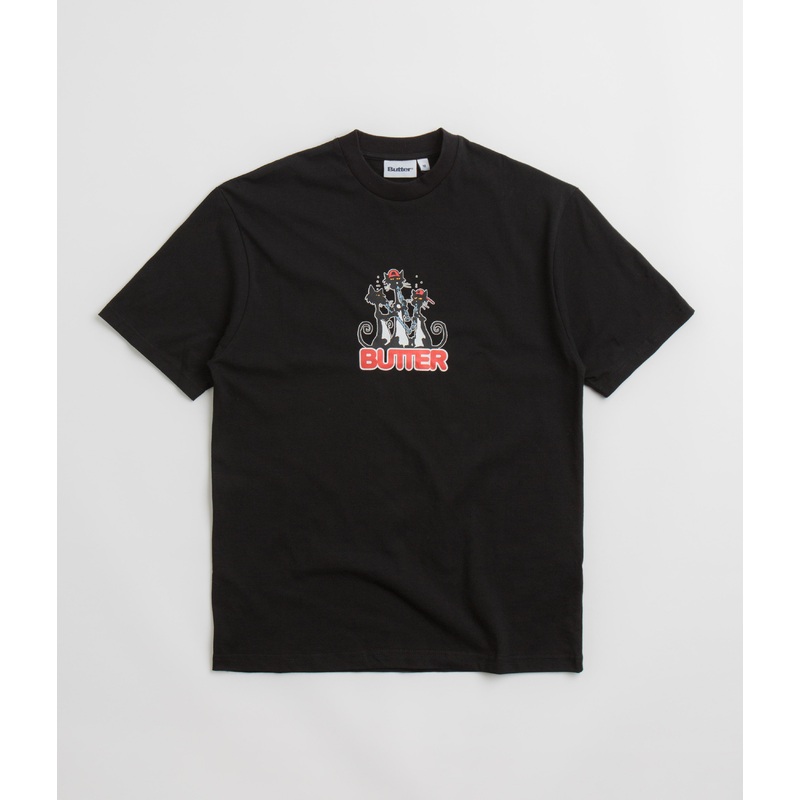 Butter Goods Cats T-Shirt – Black
