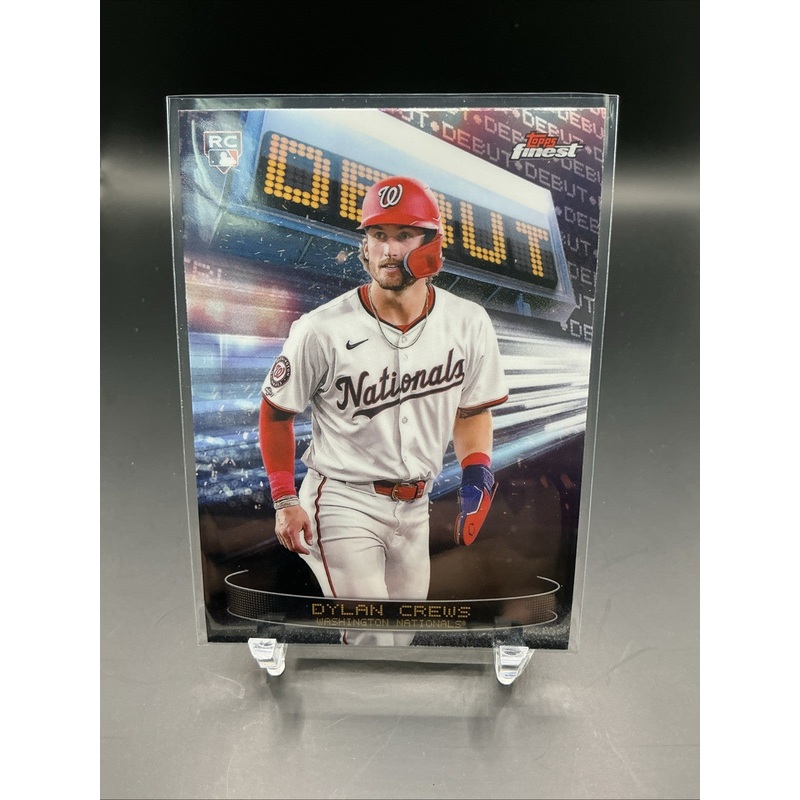 2025 Topps Finest Dylan Crews #D-22 Debut Nationals RC