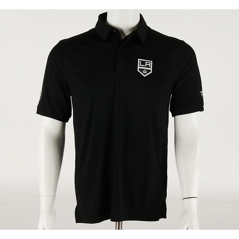 Los Angeles Kings Medium Authentic Pro Short Sleeve Polo Shirt #4