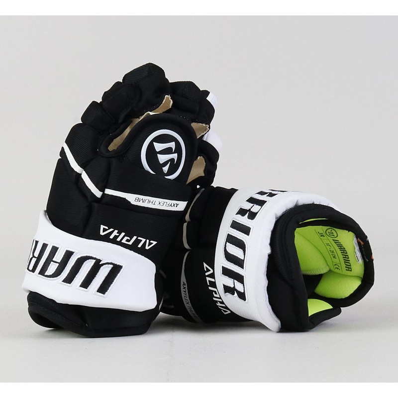 11″ Warrior Alpha LX 20 Junior Black/White Gloves