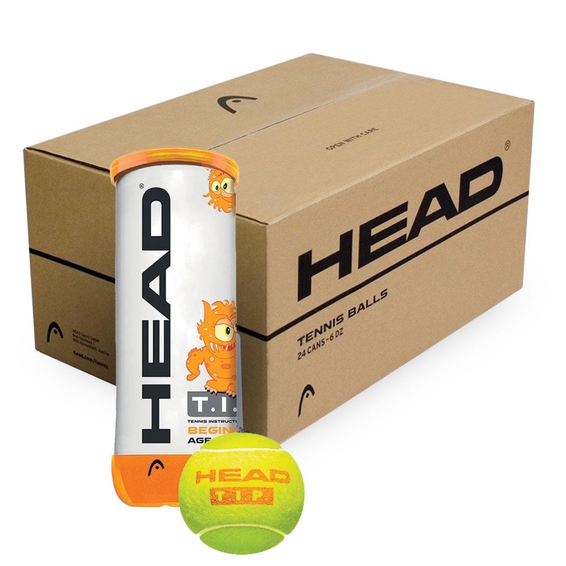Head T.I.P. Orange Tennis Balls (Carton Of 72 Balls) – For Junior