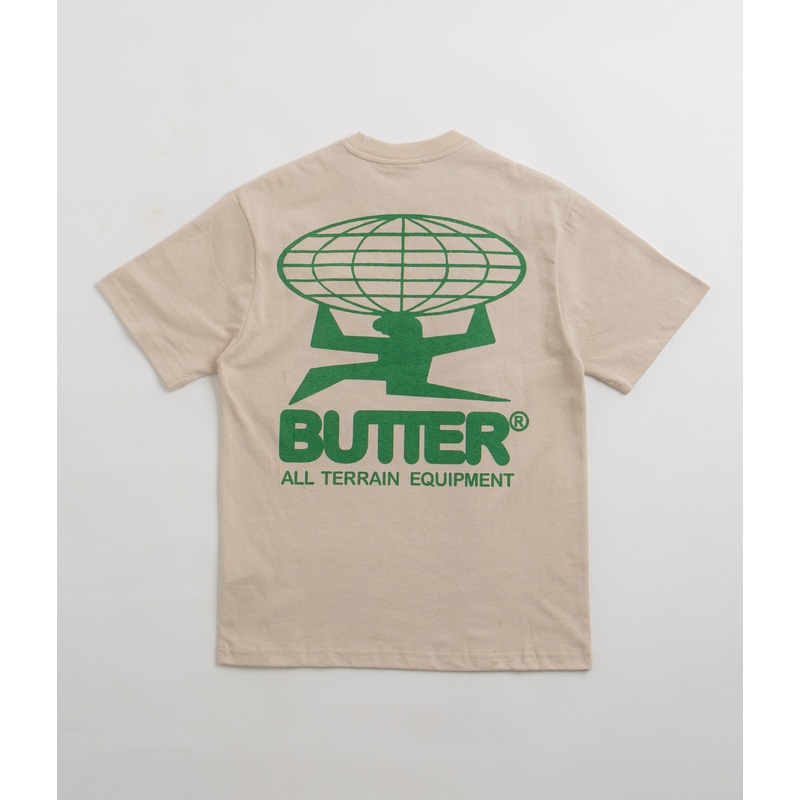 Butter Goods All Terrain T-Shirt – Sand / Green