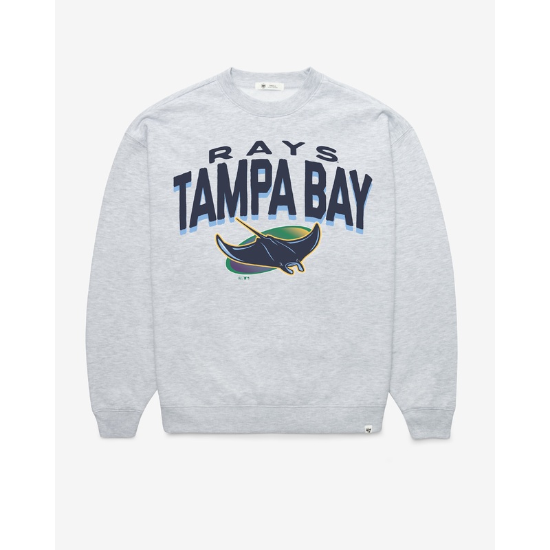 TAMPA BAY RAYS CAMPUS ARCH CLOUD ’47 OVERSIZED CREW WOMENS