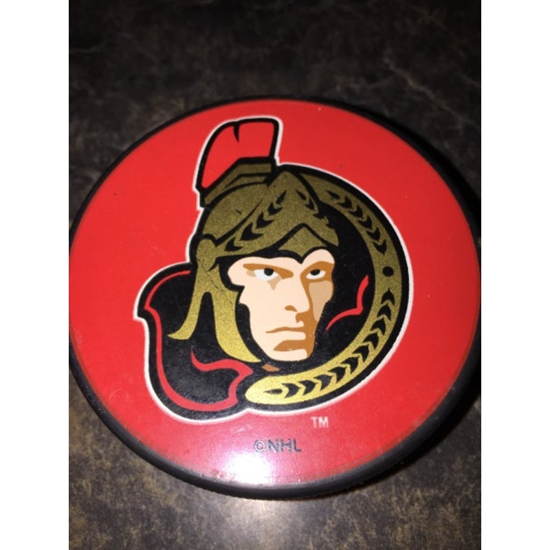 NHL OTTAWA SENATORS HOCKEY PUCK