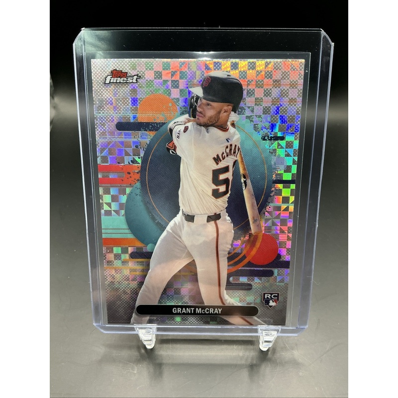 2025 Topps Finest Uncommon Grant McCray RC Checkerboard Refractor #130