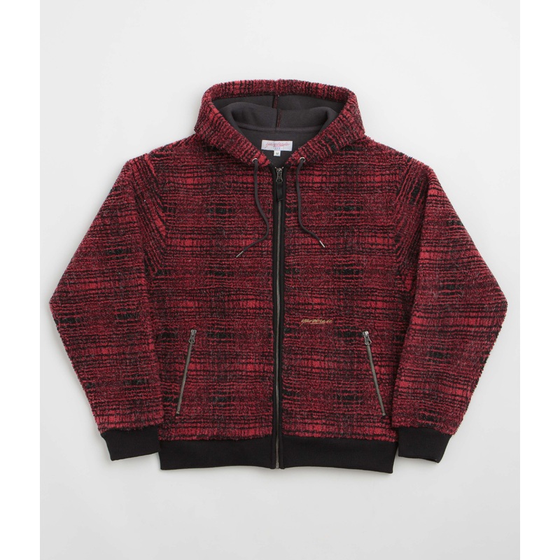 Yardsale Sherpa Fleece Hoodie – Red