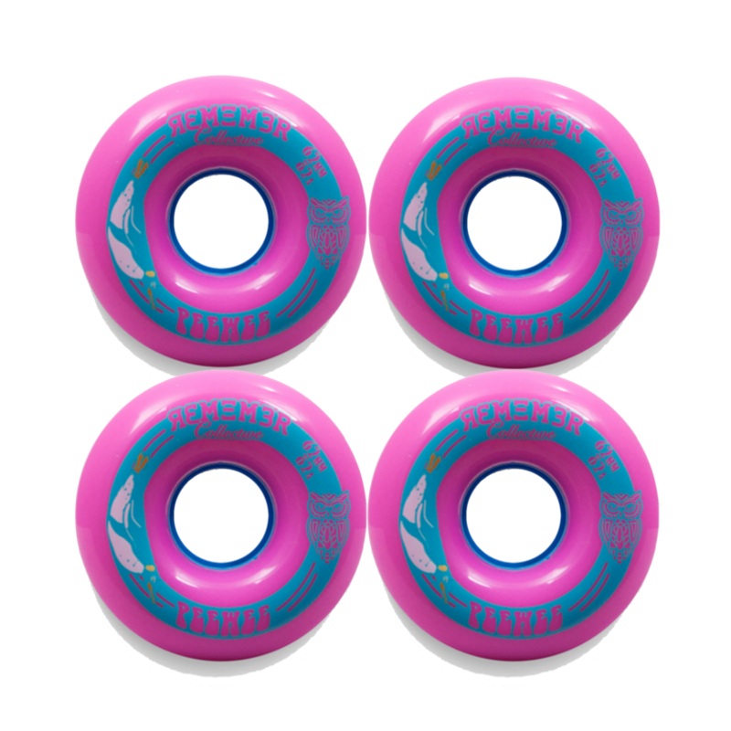 REMEMBER COLLECTIVE PEEWEE WHEELS 62MM 82A – PINK
