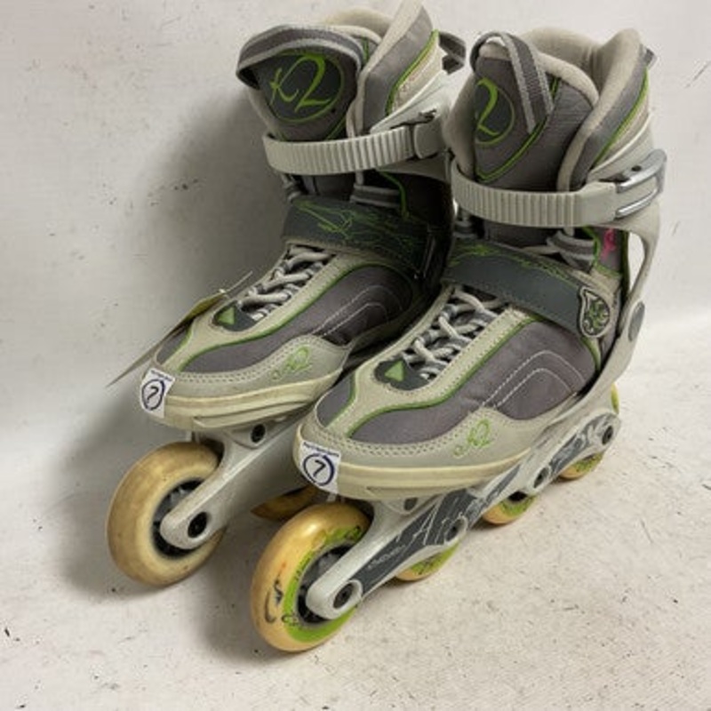 Used K2 ATHENA W Senior Rec Fitness Skates Grey Senior 7 11855-S000194844