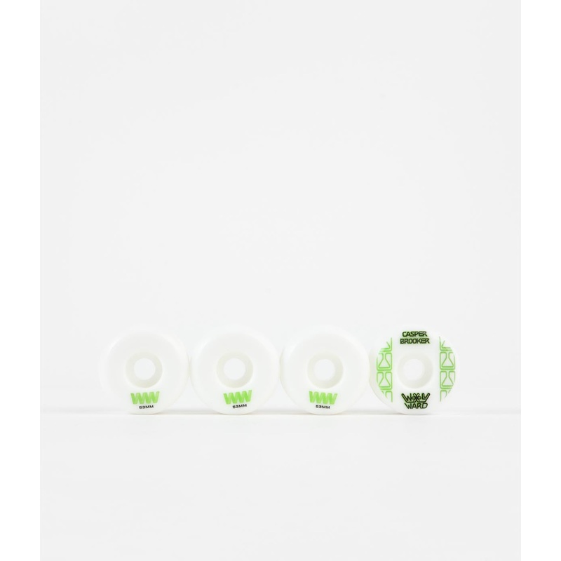 Wayward Casper Brooker Funnel Pro Wheels – White / Green / Green – 53mm