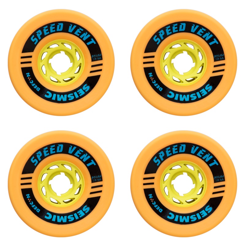 SEISMIC SPEED VENT WHEELS 85MM X 52MM 78.5A – MANGO DEFCON