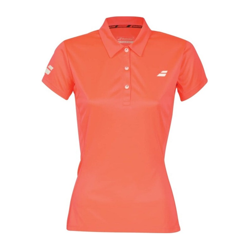 Babolat Core Club Polo Shirt Women – Fluo Orange