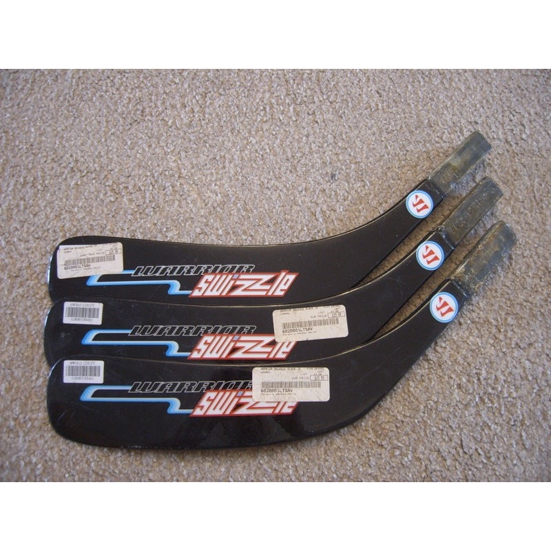 Hockey Stick Blades- Three (3) Warrior Swizzle Savard LH Replacement Blades Junior
