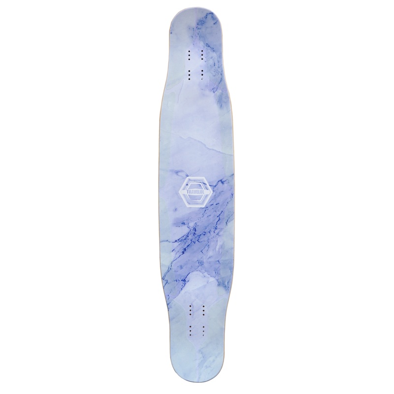 TRAVELOL MARBLE 43 LONGBOARD DECK – PURPLE BLUE