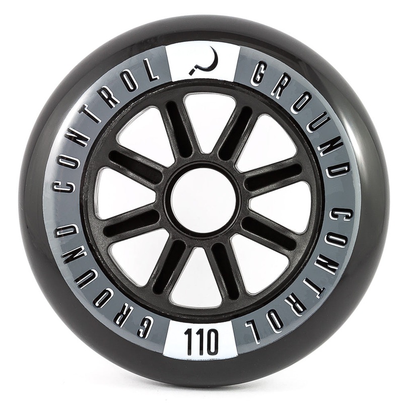 Ground Control 110mm Inline Skate Wheels – 3 pack