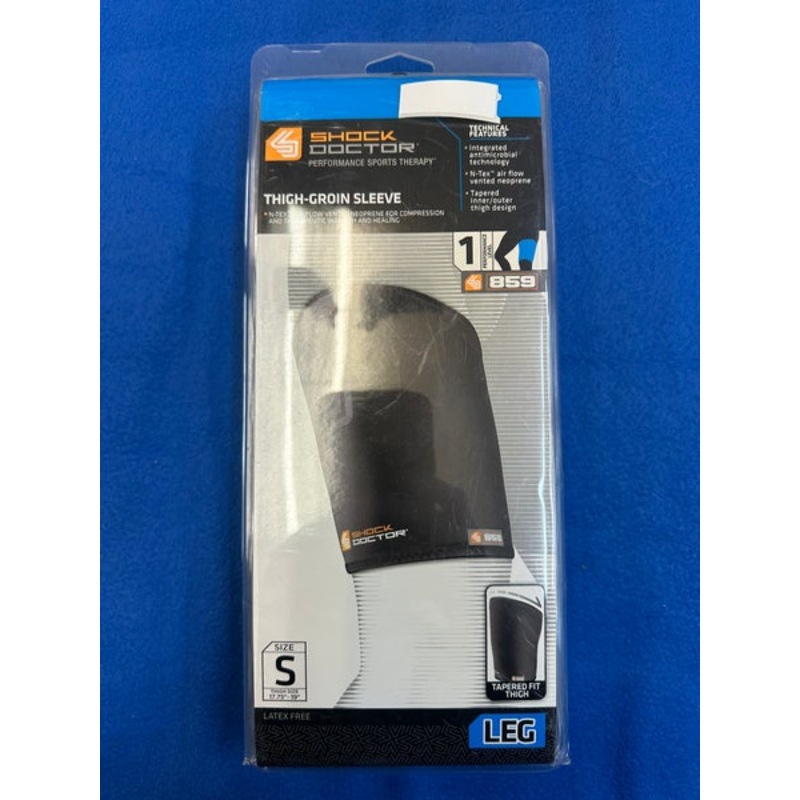 Small Thigh Groin Sleeve Shock Doctor (New) See Sizing In Picture