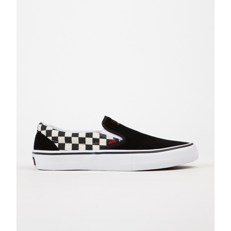 Vans x Thrasher Slip On Pro Shoes – Black / Checkerboard