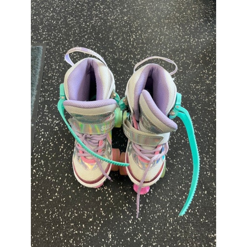 Used SULIFEEL QUAD Child Roller Quad Skates White Adjustable 11849-S000028564