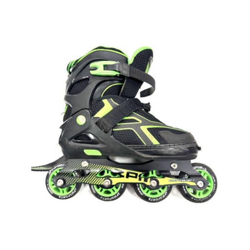 Used ADJ 4-7 Junior Rec Fitness Skates Black Adjustable 11860-S000299867